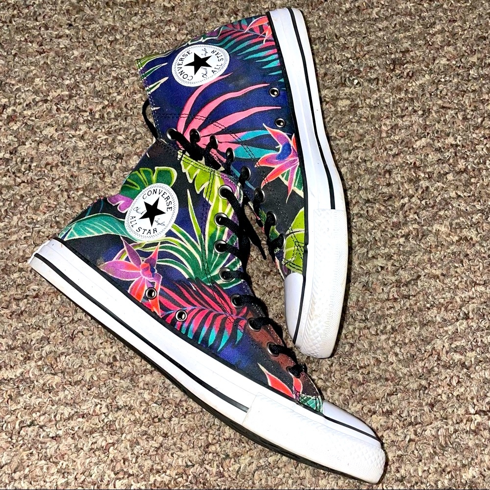 Converse chucks unique floral high top sneaker 9